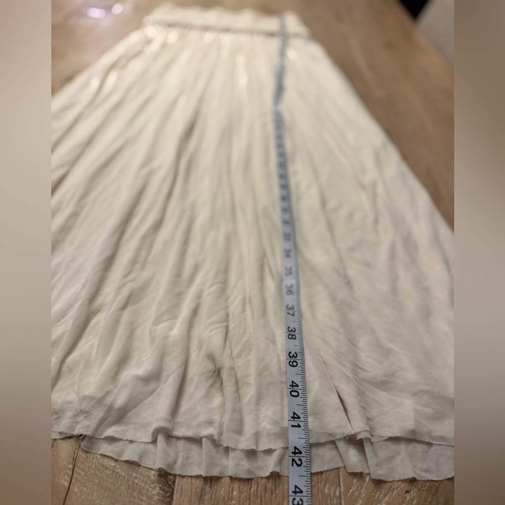 A.L.C. Strapless Cream Midi Layered Dress Size S Stunning! - Picture 2 of 7